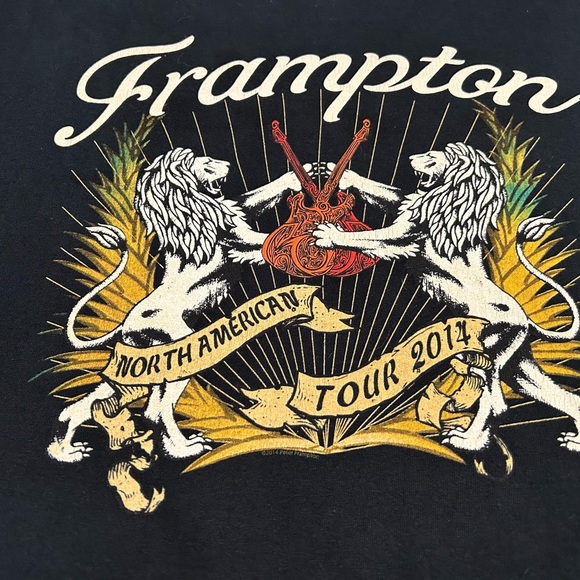 Peter FRAMPTON 2014 Concert Tee Size L - Picture 3 of 5